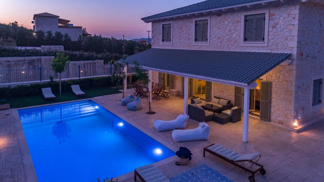 Zante Soleil - High-End Stone Villa With Swimming Pool Lagopodhon Exterior foto